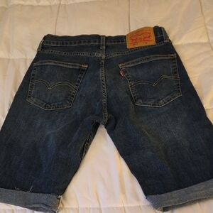 Levi's Dark Blue 511 Jean Shorts Size 30